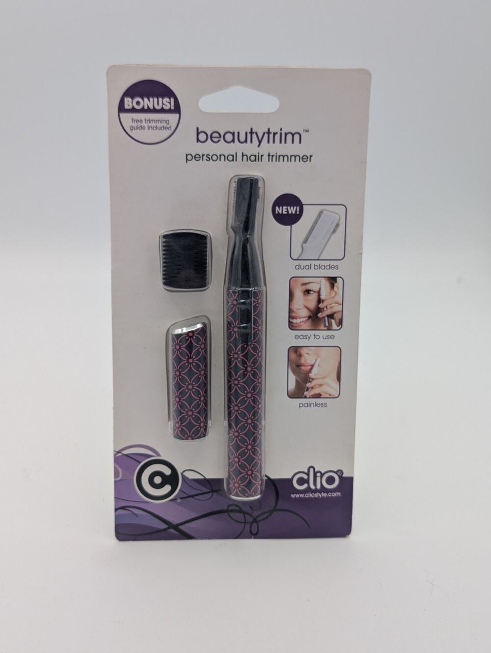 BeautyTrim Female Electric Hair Trimmer Battery-Operated Personal Shaver NIB